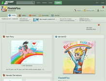 Tablet Screenshot of finnishfinn.deviantart.com
