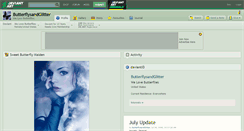 Desktop Screenshot of butterflysandglitter.deviantart.com