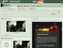 Tablet Screenshot of hilezkor.deviantart.com