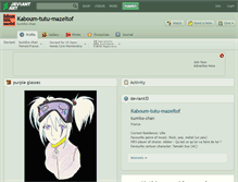 Tablet Screenshot of kaboum-tutu-mazeltof.deviantart.com