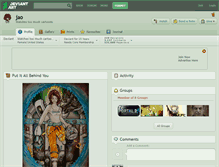 Tablet Screenshot of jao.deviantart.com