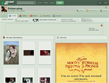 Tablet Screenshot of fricken-pimp.deviantart.com