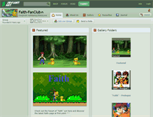 Tablet Screenshot of faith-fanclub.deviantart.com