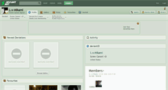 Desktop Screenshot of l-x-mikami.deviantart.com