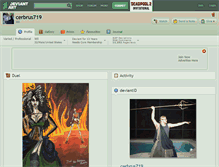 Tablet Screenshot of cerbrus719.deviantart.com