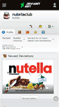 Mobile Screenshot of nutellaclub.deviantart.com