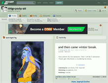 Tablet Screenshot of ichigo-pocky-aki.deviantart.com