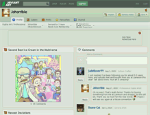 Tablet Screenshot of johorrible.deviantart.com