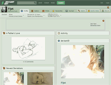 Tablet Screenshot of fijet.deviantart.com