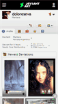 Mobile Screenshot of doloreseva.deviantart.com