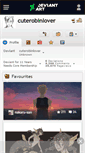 Mobile Screenshot of cuterobinlover.deviantart.com