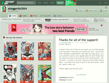 Tablet Screenshot of aldoggartist2004.deviantart.com