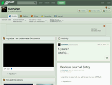 Tablet Screenshot of gunnahan.deviantart.com