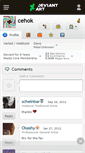 Mobile Screenshot of cehok.deviantart.com