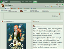 Tablet Screenshot of dawnkestrel.deviantart.com