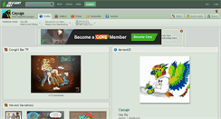 Desktop Screenshot of cayuga.deviantart.com