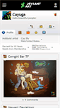 Mobile Screenshot of cayuga.deviantart.com