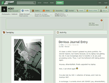 Tablet Screenshot of md81.deviantart.com
