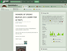 Tablet Screenshot of beatleradio.deviantart.com