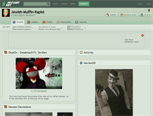 Tablet Screenshot of jewish-muffin-rapist.deviantart.com