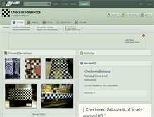 Tablet Screenshot of checkeredpalooza.deviantart.com
