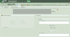 Desktop Screenshot of made-in-israel.deviantart.com