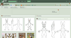Desktop Screenshot of cutefoxie.deviantart.com