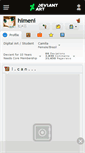 Mobile Screenshot of himeni.deviantart.com