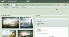 Desktop Screenshot of elmengard.deviantart.com