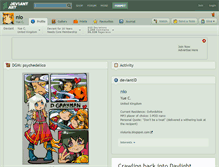 Tablet Screenshot of nio.deviantart.com