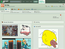 Tablet Screenshot of mr-tay.deviantart.com