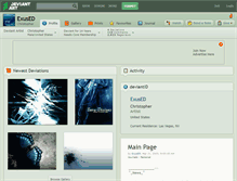 Tablet Screenshot of exused.deviantart.com