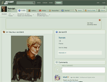 Tablet Screenshot of howan.deviantart.com
