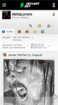 Mobile Screenshot of metalovers.deviantart.com