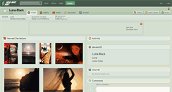 Desktop Screenshot of luna-black.deviantart.com