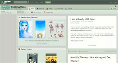 Desktop Screenshot of emotionartists.deviantart.com