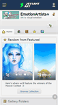 Mobile Screenshot of emotionartists.deviantart.com