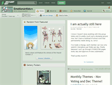 Tablet Screenshot of emotionartists.deviantart.com