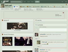 Tablet Screenshot of nick-lass.deviantart.com