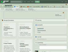 Tablet Screenshot of jaymerich.deviantart.com