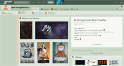 Desktop Screenshot of aperturegalleries.deviantart.com