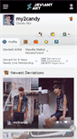 Mobile Screenshot of my2candy.deviantart.com