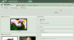 Desktop Screenshot of deliyurek.deviantart.com