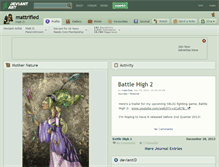 Tablet Screenshot of mattrified.deviantart.com