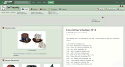 Desktop Screenshot of danthelefty.deviantart.com