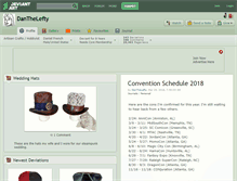 Tablet Screenshot of danthelefty.deviantart.com