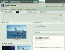 Tablet Screenshot of moonieh-studios.deviantart.com