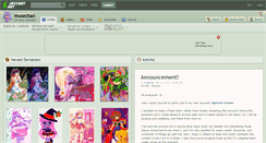 Desktop Screenshot of musechan.deviantart.com