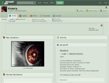 Tablet Screenshot of kinderia.deviantart.com