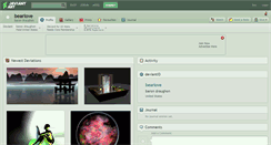 Desktop Screenshot of bearlove.deviantart.com